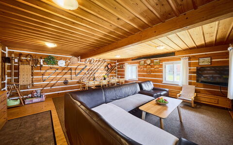 Rustic Lodge: Træ, Hårdttræ, Bjælkehytte, Bejdse, Loft, Trægulve, Sommerhus, Tømmer, Planke, Stue