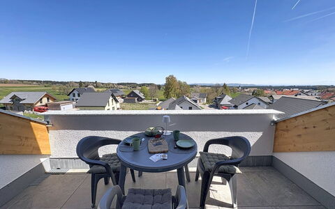 Alpenblick: Tag, Stol, Altan, Dagslys, Udendørs Møbler, Villa, Penthouselejlighed