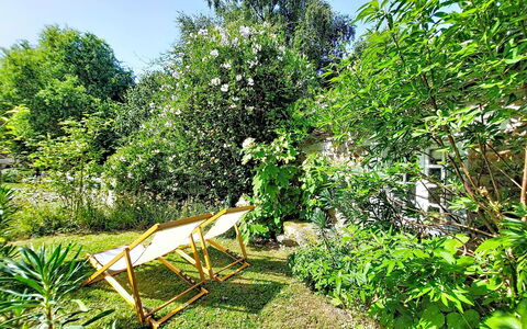 La Dolce Vita Brezhoneg: Grøn, Vegetationen, Busk, Have, Forår, Skygge, Backyard, Lawn, Gård, Landscaping