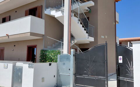 Marina di Sorso 5: Boligområde, Hjem, Lejlighed, Urban Design, Altan, Skygge, Dagslys, Gips