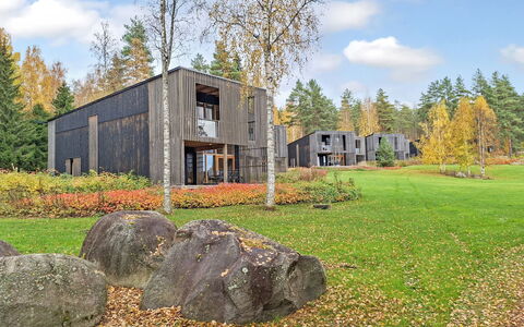 Villa Sinikka 1: Busk, Land Lot, Have, Landscaping, Garden Bygninger, Plantation, Bjælkehytte