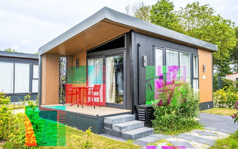 Hotel Chalet: Garden Bygninger, Skur, Have, Gård, Design, Udendørs Struktur, Backyard, Bjælkehytte