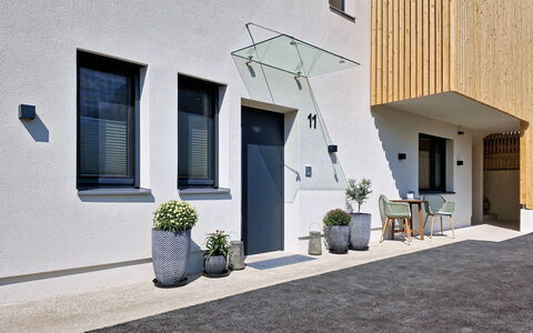 A3: Facade, Kompositmateriale, Beton, Sidespor, Design, Dagslys, Maling, Altan, Markise