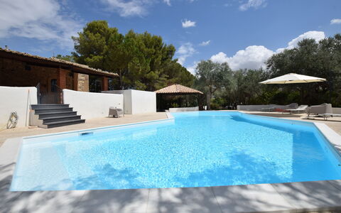 Villa Chiaramonte Gulfi: Blå, Svømmepøl, Kompositmateriale, Udvej, Skygge, Eco Hotel, Thermae, Estate, Hacienda, Water Feature