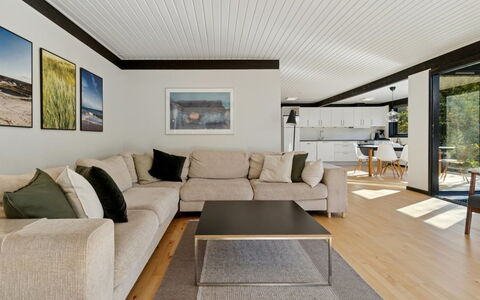 Alvilda - 200M from the Sea: Indretning, Loft, Træ, Gulvbelægning, Etage, Møbel, Couch, Stue, Hjem
