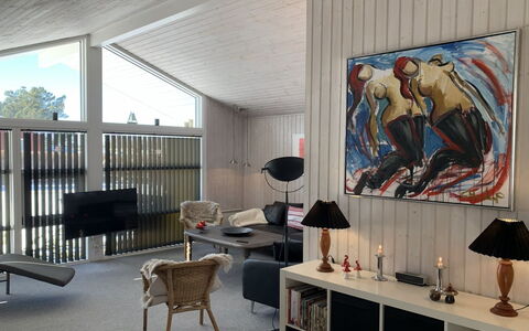 Hedvig - 500M from the Sea: Indretning, Væg, Møbel, Loft, Gulvbelægning, Etage, Stue, Værelse, Belysning, Hjem