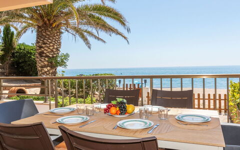Apartamento Palace: Møbel, Træ, Stol, Bord, Hav, Gulvbelægning, Etage, Køkken & Spisebord, Udvej, Eco Hotel