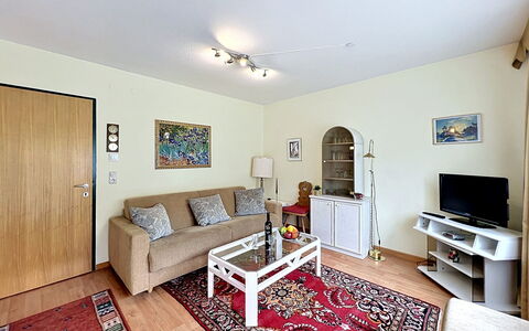 Bergblick: Møbel, Indretning, Couch, Gulvbelægning, Etage, Værelse, Træ, Stue, Loft, Billedramme