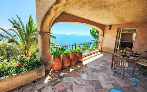 Villa Sea View: Lejlighed, Altan, Kyst, Hotel, Udvej, Badeby, Ferieby, Bugt, Penthouselejlighed