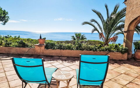 Villa Sea View: Lejlighed, Altan, Kyst, Hotel, Udvej, Badeby, Ferieby, Bugt, Penthouselejlighed