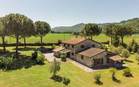 Tuscia Prestige: Græs, Hus, Landdistrikt, Sommerhus, Tag, Hjem, Landskab, Almindeligt, Land Lot