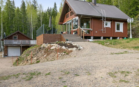 Villa Kaidanjylhä: Træ, Sommerhus, Hus, Hjem, Tag, Landdistrikt, Bjælkehytte, Sidespor, Lærk, Veranda