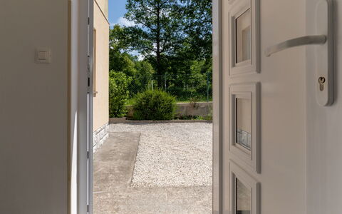 Romana: Træ, Home Dør, Dør, Dørhåndtag, Beton, Hårdttræ, Bejdse, Dagslys