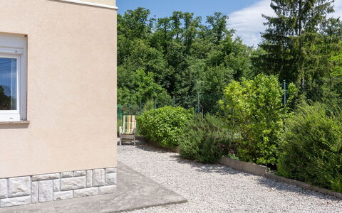 Romana: Busk, Rots, Hjem, Bunddække, Have, Indkørsel, Flise, Beton, Walkway