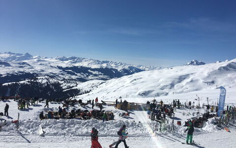 Val Mulin 9.1B: Bjergrige Landskabsformer, Bjerg, Fritid, Bjergkæde, Sne, Crowd, Glacial Landskabsform, Vinter, Alps
