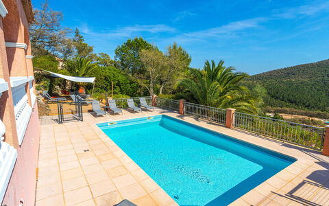 La Londe les Maures 71: Blå, Svømmepøl, Udvej, Eco Hotel, Estate, Hacienda, Villa, Hotel, Landscaping, Thermae