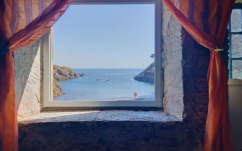 La Sardinerie de la Crique de Porsac'H: Hav, Kyst, Ocean, Bugt, Tropics, Dagslys, Gardin, Cove, Vindue Behandling
