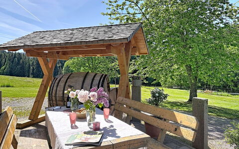 Sonne: Træ, Møbel, Udendørs Møbler, Udendørs Bord, Have, Hårdttræ, Bejdse, Bænk, Landscaping, Picnic Bord