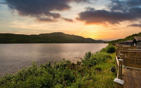 Loch Ness Hamptons Lodge: Vand, Krop Af Vand, Naturlige Landskab, Bakke, Highland, Sky, Bank, Vandvej, Sø, Vandløb