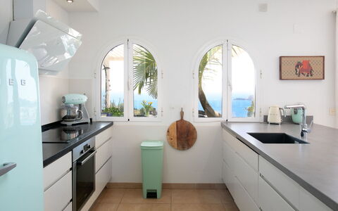 Lotus: Køkken, Køkken Apparat, Countertop, Indretning, Møbel, Gulvbelægning, Større Bandage, Husholdningsapparat, Cabinetry, Etage