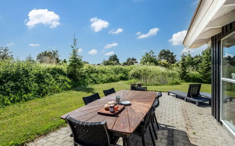 Kristine - 250M from the Sea: Himmel, Land Lot, Sky, Møbel, Have, Skygge, Stol, Landscaping, Lawn