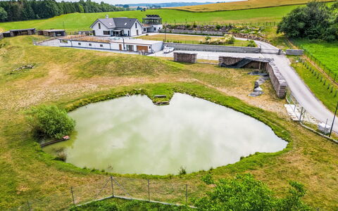 Dačice 100: Landskab, Luftfotografering, Fugleperspektiv, Landdistrikt, Mark, Reservoir, Estate, Dam, Landscaping