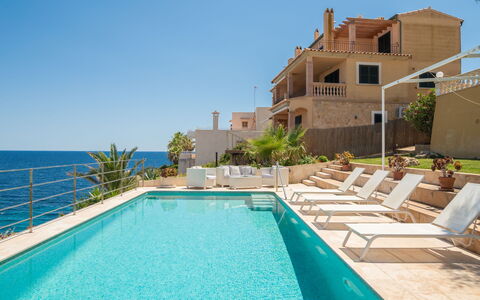 Magrana Pool House: Svømmepøl, Udvej, Hav, Udendørs Møbler, Liggestol, Ferie, Kyst, Fritid, Eco Hotel, Villa