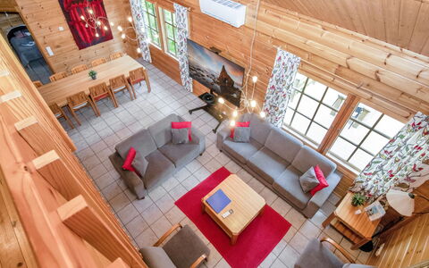 Joutsen: Træ, Indretning, Etage, Sommerhus, Couch, Hjem, Stue, Loft, Bjælkehytte
