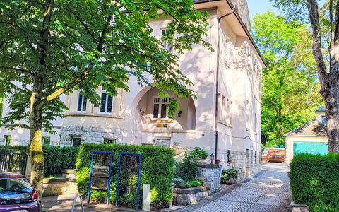 Villa Emma und Lotte: Træ, Møbel, Stol, Hav, Lejlighed, Altan, Ocean, Skygge, Udendørs Møbler, Bejdse