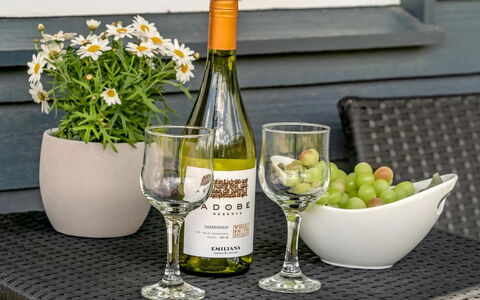Skakke - 350M to the Fjord: Flaske, Bordservice, Drinkware, Møbel, Bord, Glas Flaske, Vin, Glasservice