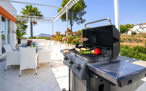 Castillo: Grill, Mad, Paraply, Udvej, Stol, Tilberedning