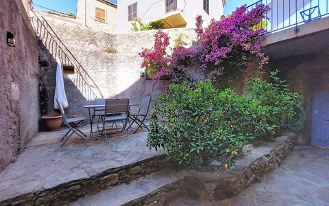 Casa Memmi Mouriès: Væg, Blomsterkrukke, Trappe, Stueplante, Flise, Gårdsplads, Altan, Cobblestone