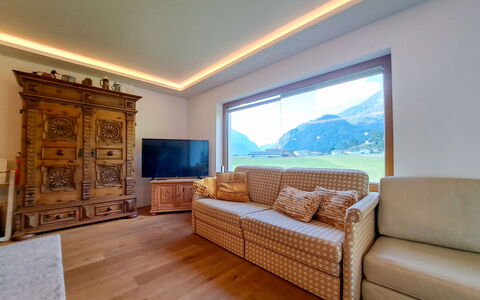 Achenkirch 622: Indretning, Loft, Stue, Hårdttræ, Bejdse, Couch, Trægulve, Penthouselejlighed
