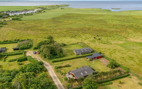 Clea - 250M to the Fjord: Landskab, Land Lot, Almindeligt, Landdistrikt, Fugleperspektiv, Mark, Sommerhus, Estate, Luftfotografering, Landsby