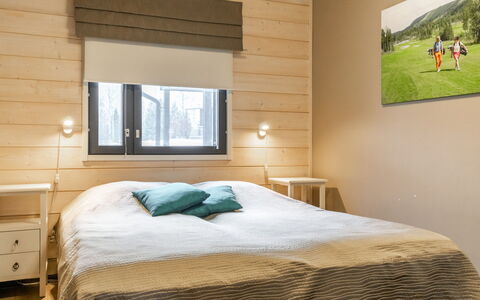Golfarinkunnas 6B: Indretning, Møbel, Træ, Gulvbelægning, Loft, Etage, Soveværelse, Seng, Værelse, Belysning