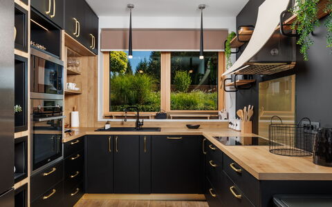 Valera Vita Forest: Køkken, Træ, Countertop, Cabinetry, Indretning, Køkken Apparat, Møbel, Større Bandage, Lysarmatur