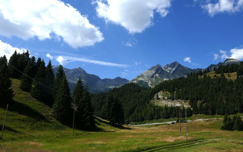 Nido delle Alpi: Himmel, Bjerg, Bjergrige Landskabsformer, Græs, Natur, Grøn, Bakke, Naturligt Miljø, Naturlige Landskab