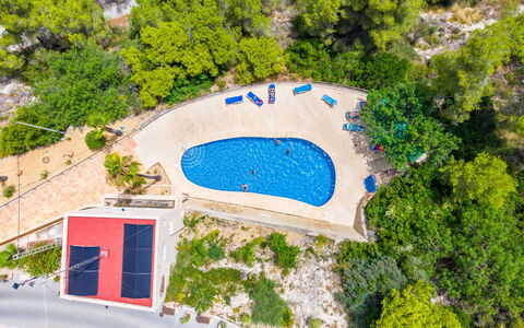 Sol Moraira: Svømmepøl, Luftfotografering, Ferieby