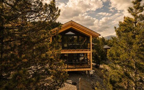 02 Nth050 18A Sup Chalet mit Sauna und Hot Tub 2 e: Boligområde, Fugleperspektiv, Luftfotografering, Kvarter, Landskab, Forstad, Urban Design, Land Lot, Estate, Landscaping