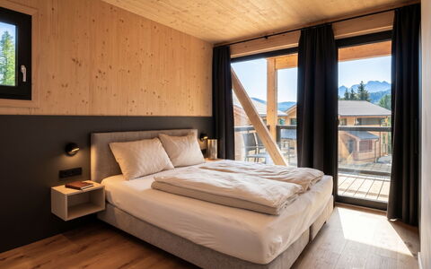 02 Nth055 18F Sup Chalet mit Sauna und Hot Tub 2 e: Altan, Hårdttræ, Planke, Bejdse, Tømmer, Bjælkehytte, Eco Hotel, Hotel, Veranda, Sidespor