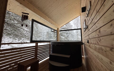 02 Nth056 18G Sup Chalet mit Sauna und Hot Tub 2 e: Hus, Busk, Hjem, Boligområde, Estate, Sommerhus, Hacienda, Gård, Skygge, Lawn