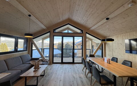 02 Nth053 18D Sup Chalet mit Sauna und Hot Tub 2 e: Hus, Busk, Hjem, Boligområde, Estate, Sommerhus, Hacienda, Gård, Skygge, Lawn