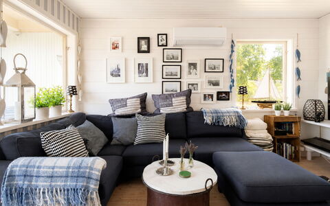 Havsdrömmen: Hus, Busk, Hjem, Boligområde, Estate, Sommerhus, Hacienda, Gård, Skygge, Lawn