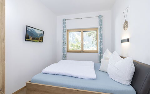 Eberharter am Schweinberg: Indretning, Træ, Møbel, Soveværelse, Gulvbelægning, Seng, Etage, Loft, Værelse, Hjem