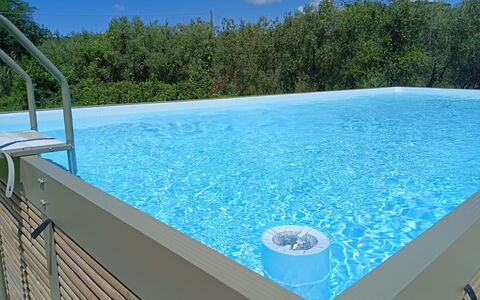 Podere Dolce Sonno e Sonnellino: Blå, Svømmepøl, Kompositmateriale, Skygge, Fritid, Udvej, Eco Hotel, Plast, Water Feature, Backyard