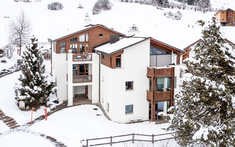 Casa Collina 5I-02: Sne, Vinter, Hus, Hjem, Fryser, Sommerhus, Hældning, Altan, Skisportssted, Bjerglandsby