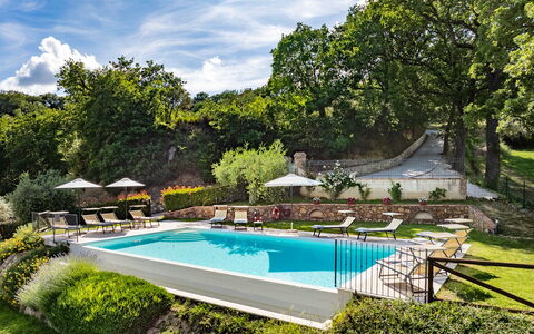 Il Casale di Manuele 12: Svømmepøl, Udvej, Have, Eco Hotel, Udendørs Møbler, Skygge, Thermae, Water Feature, Landscaping, Fritid