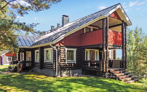 Lieksa 725: Træ, Hus, Sommerhus, Tag, Hjem, Sidespor, Landdistrikt, Land Lot, Bjælkehytte, Veranda