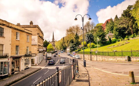 Bath 602: Træ, Vejbelægning, City, Vej, Gade, Boligområde, Offentlige Rum, Kvarter, Færdselsåre, Asfalt