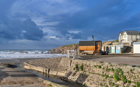 Bude, Upper Deck: Kyst, Coastal Og Oceaniske Landskabsformer, Sky, Kyst, Strand, Hav, Ocean, Sand, Vind Wave, Bugt